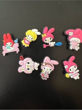 My Melody Rubber Croc Charms